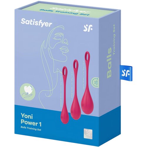 Satisfyer Vaginalne kroglice Yoni Power 1, rdeče Slike
