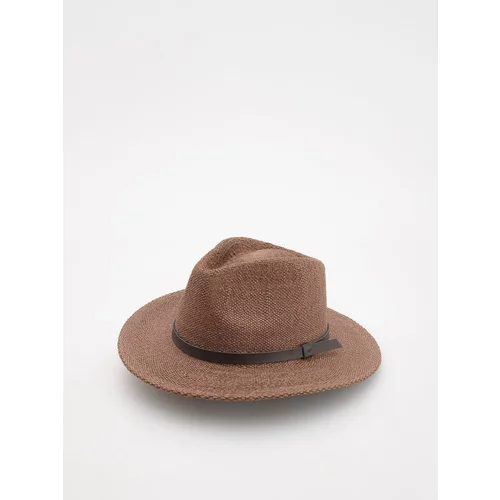 Reserved klobuk s trakom - rjava
