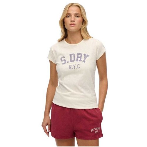 Superdry bela ženska majica Slike