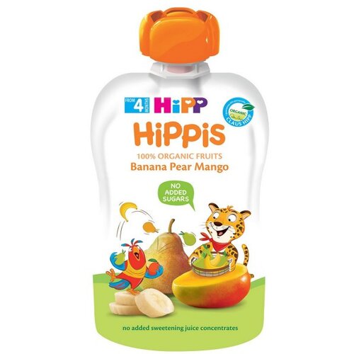 Hipp pouch banana, kruška, mango 100g Cijene