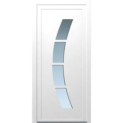 Solid elements zunanja vhodna vrata solid elements kranj KF740 (70 x 1100 x 2100 mm, bela, desna, pvc) Cene