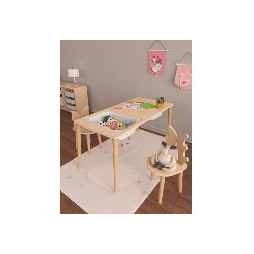 Hanah home dečiji sto twin birchwood (768ESL1707) Slike