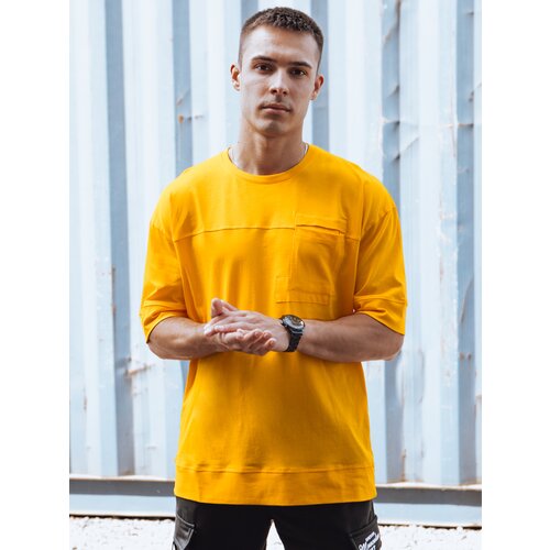 DStreet Men's Yellow T-Shirt Cijene