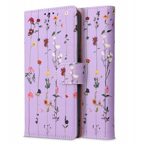 TECH-PROTECT eleganten etui/ovitek za Samsung A35 5G, Vijoličen, cvetlice Cene