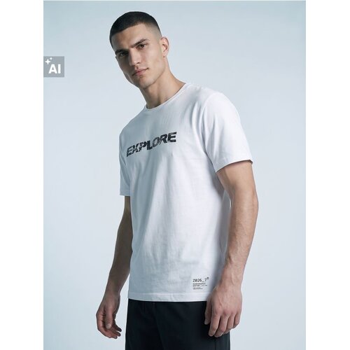 Sinsay Pamučna slim fit majica kratkih rukava Active Cijene