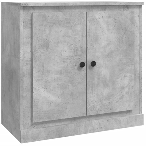 Maison Chic Komoda - Predalnik betonsko siva 70x35,5x67,5 cm inženirski les, (21718539) Cene