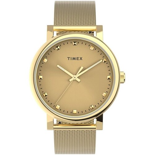 Timex Analogne ure ty577060 Bež Slike