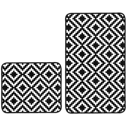 Minimalist Home World bijele i crne kupaonske prostirke u setu od 2 kom 100x60 cm - Minimalist Home World Slike