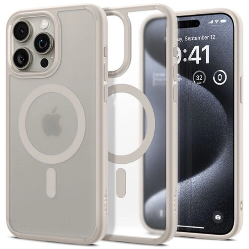 Spigen OVITEK ZA MAGSAFE ULTRA HYBRID ZA IPHONE 15 PRO PROZOREN, (5000302833) Slike