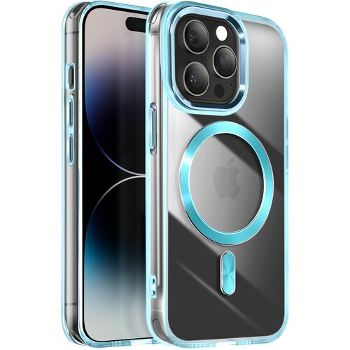 Avizar Ohi&scaron;je MagSafe za iPhone 14 Pro Crystal Color Back, Modra, (5000015704) Cene