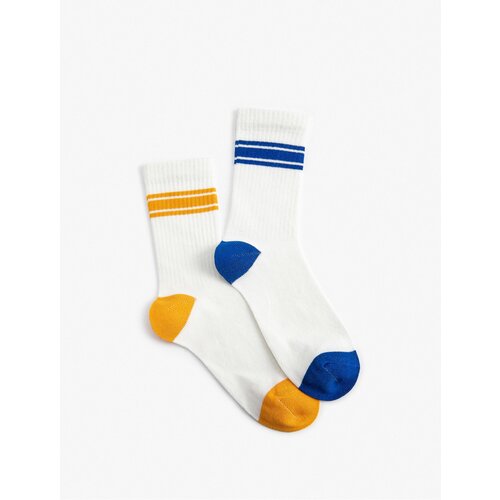 Koton 2-Pack Socket Socks Striped Slike