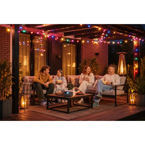  LED svjetlosni lanac G50 u boji Slike