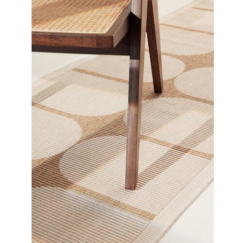 NORTHRUGS Bež-slonoko&amp;scaron;čen zunanji in notranji tekač 80x250 cm Duet Bowen &amp;ndash; Slike