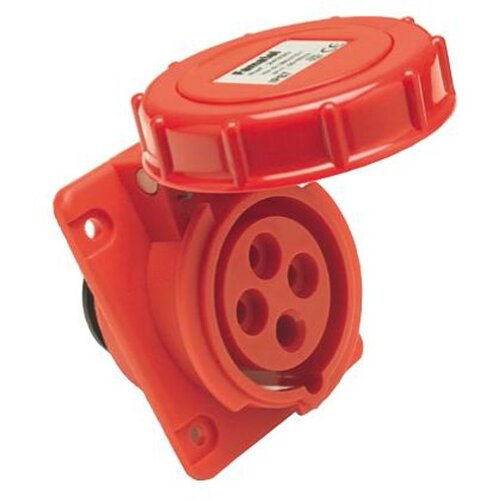 Famatel zidna utičnica 24231, 10 stepeni, 16A, 220-240V, 3 polna, H9, Plava Slike