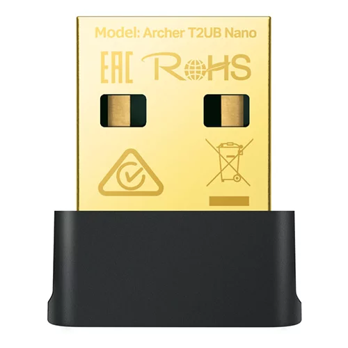 Tp-link Archer T2UB Nano AC600 Nano Dual Band Wi-Fi Bluetooth 4.2 USB adapter, 433 Mbps na 5 GHz + 200 Mbps na 2,4 GHz, USB 2.0, Bluetooth 4.2