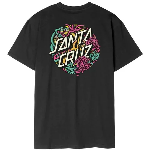 Santa Cruz Majice s kratkimi rokavi - Črna