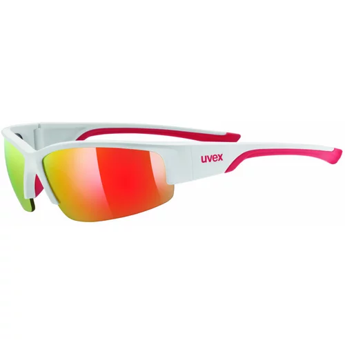 Uvex Sportstyle 215 White/Mat Red/Mirror Red