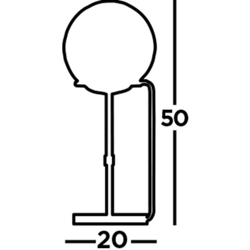XXXL namizna svetilka sphere 20/50 cm Slike