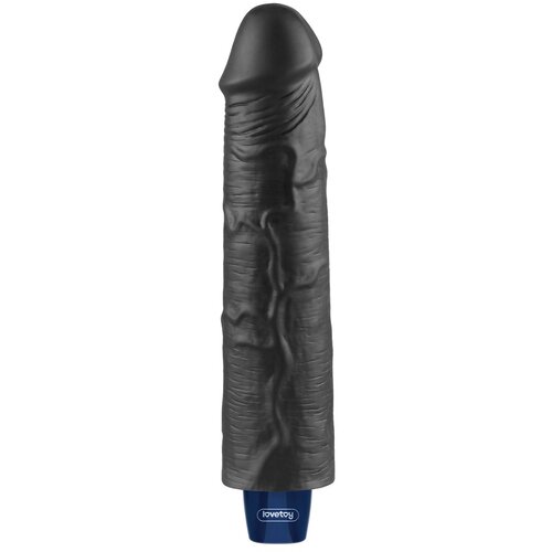Lovetoy 2024 Vibracijski Penis Lovetoy Real Softee Black 9,5&amp;#039;&amp;#039; Slike