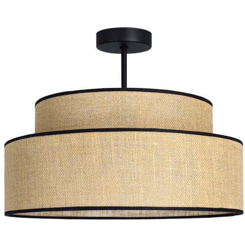  plafonski luster boho 1xE27/60W/230V prečnik 40 cm bež Slike