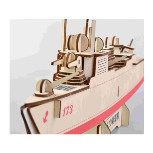  Čarolijashop 3d drvene puzzle - 052D BROD RAZARAČ ( 774) Slike