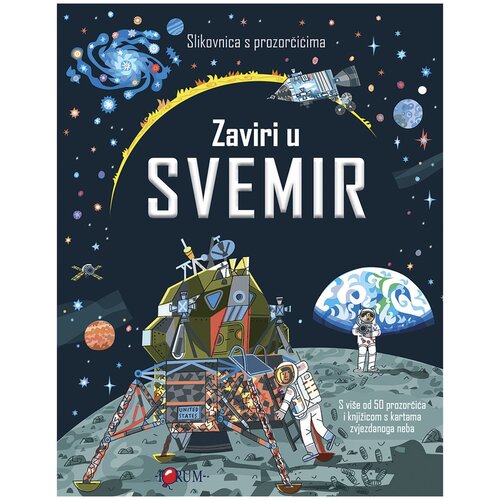 FORUM Slikovnica sa prozorčićima Zaviri u svemir Slike