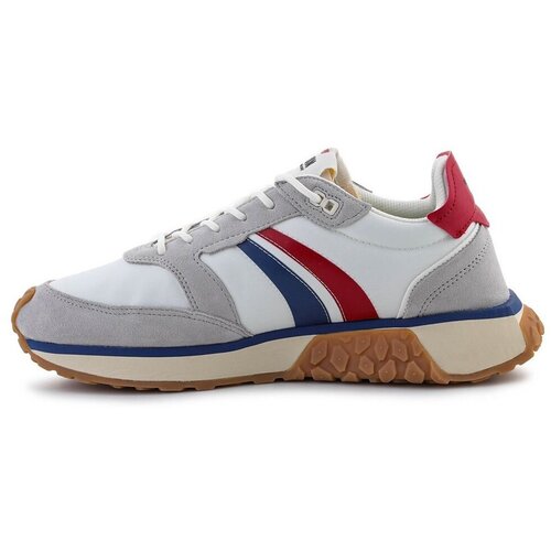 Palladium Nizke superge TROOP RUNNER FLAME 74487-160-M White/Chili/Blue Bela Slike