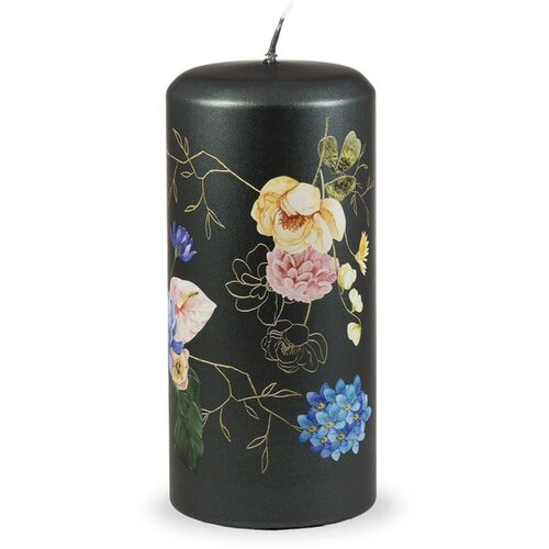 Unipar Temno zelena sveča Flower Paradise, čas gorenja 73 h Cene