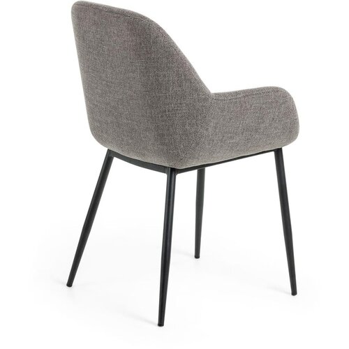 Kave Home Temno sivi jedilni stoli v kompletu 4 ks Konna &amp;ndash; Slike