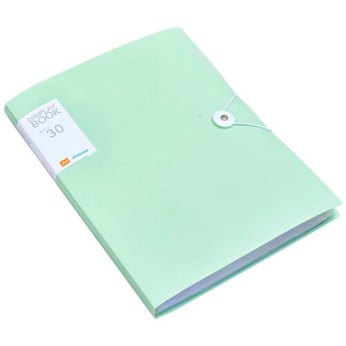 Plastična A4 mapa s elastičnom trakom za 30 listova - zelena Slike