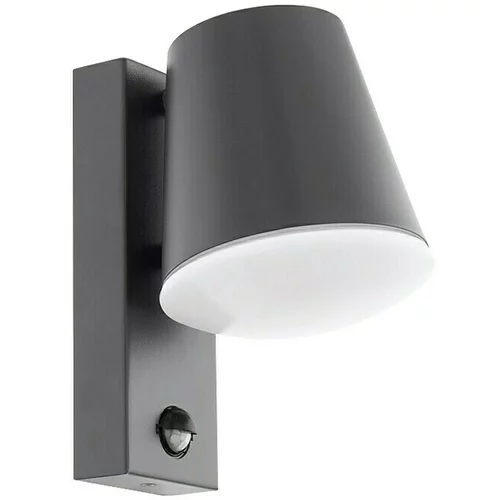 Eglo Vanjska zidna svjetiljka sa senzorom (10 W, Crne boje, Bijele boje, IP44)