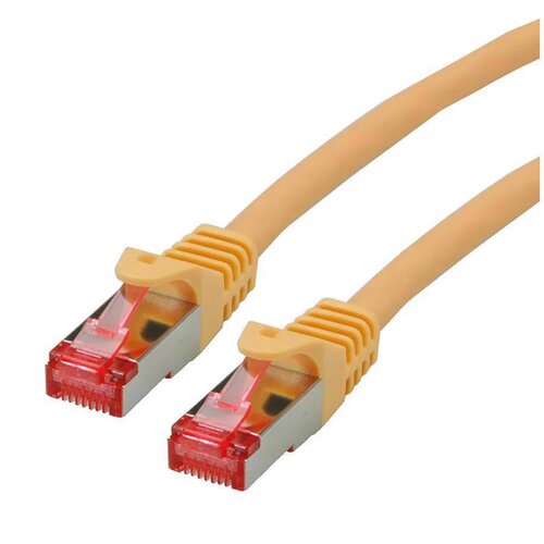 Secomp Roline S/FTP (PiMF) PatchCord Cat6A/CompLv, LSOH, žuta, 2.0m Cene
