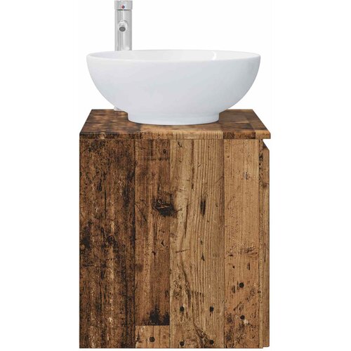  Umivaonik s policom Staro drvo 49,5 x 44,5 x 65 cm Slike