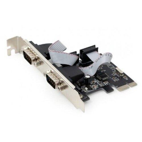 Gembird SPC-22 2 serial port PCI-Express add-on card, with extra low-profile bracket kontroler Cene
