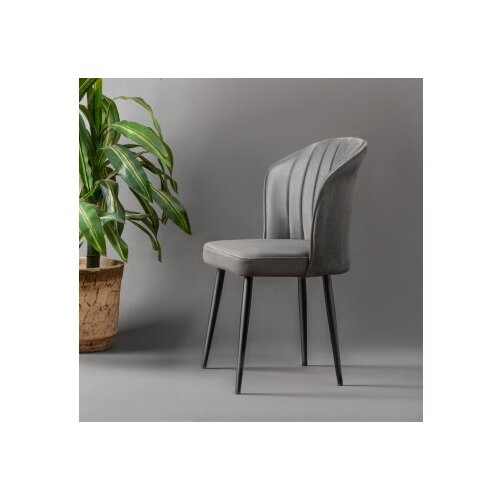 Hanah home set Stolica 4 Komada Rubi - Sivo Slike
