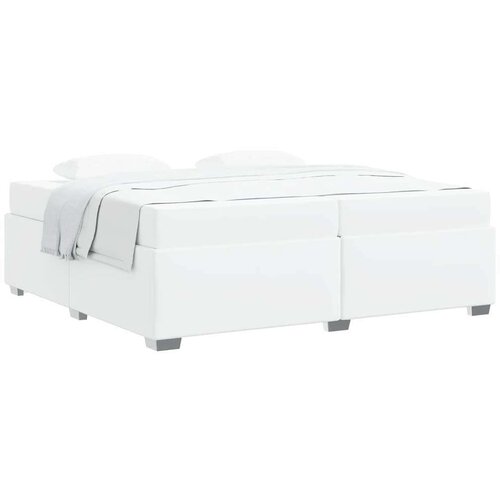  Okvir za krevet Bijelo 200 x 200 cm Umjetna koža Slike
