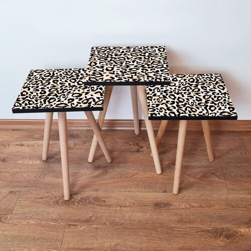 Hanah home set stolića za kafu 3Shp152, 3 dijela, šareni Cene