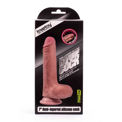 Lovetoy DILDO Dual Layered 7", (20377175) Cene