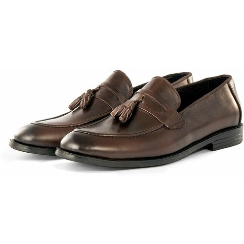 Ducavelli Quaste Genuine Leather Men's Classic Shoes, Loafers Classic Shoes, Loafers. Slike