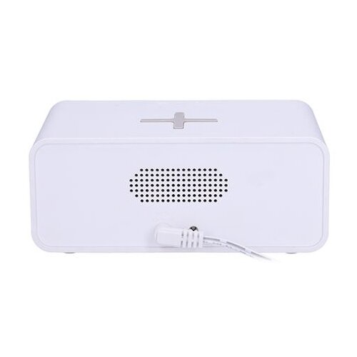 Solight CA07W - Digitalni sat sa Qi bežičnim punjačem 230V/CR2032 beli Slike