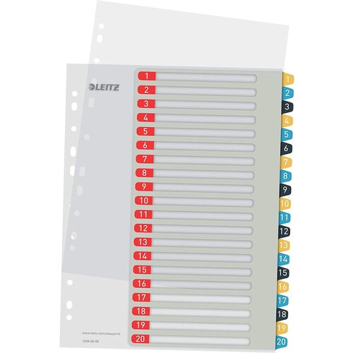  Pregradni karton a4 pp 1-20 printable barvni leitz cosy 12490000 LEITZ COSY-WOW Cene