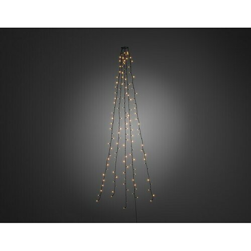 Konstsmide LED svetlobna mreža za drevo (240 cm, 200 LED sijalk, zelena, svetloba v barvi jantarja) Cene