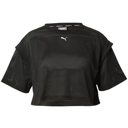 Puma Tehnička sportska majica 'FIT MOVE' crna / bijela
