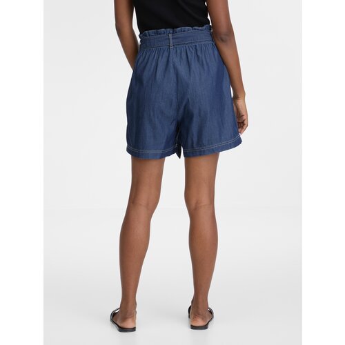 Orsay Navy Blue Women's Denim Shorts - Women's Cene