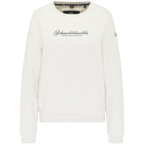 Schmuddelwedda Sweater majica noćno plava / bijela melange Slike