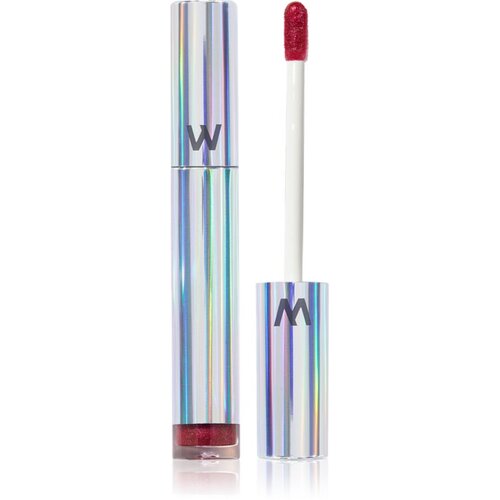 WONDERSKIN Wonder Blading Top Gloss sijaj za ustnice z ble&amp;scaron;čicami odtenek Red Glitter 4 ml Slike
