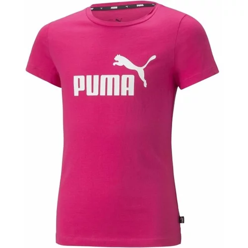 Puma ESS LOGO TEE G Majica za djevojčice, ružičasta, veličina