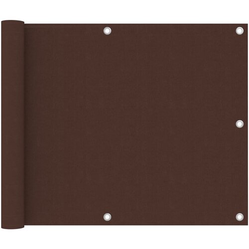 Furnova Balkonsko platno rjavo 75x600 cm oksford blago, (22056915) Cene
