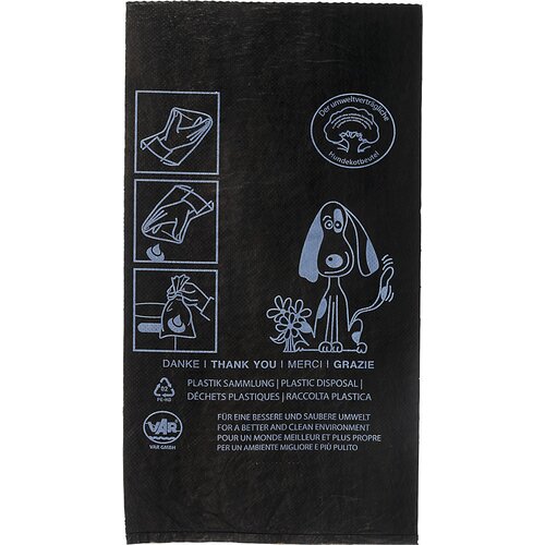 VAR Vrečke za pasje iztrebke, PE, prostornina 3,2 l, ŠxV 330 x 200 mm, črne, DE 2000 kosov Cene