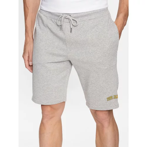 PepeJeans Športne kratke hlače August Short PM801010 Siva Regular Fit